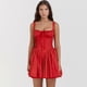 thumbnail image 2 of Vestido sexy con dobladillo plisado y tirantes para mujer, minivestido sin mangas y espalda descubierta a la moda para mujer, vestidos de fiesta de noche de verano 2024, vestidos de corte A, 2 of 5