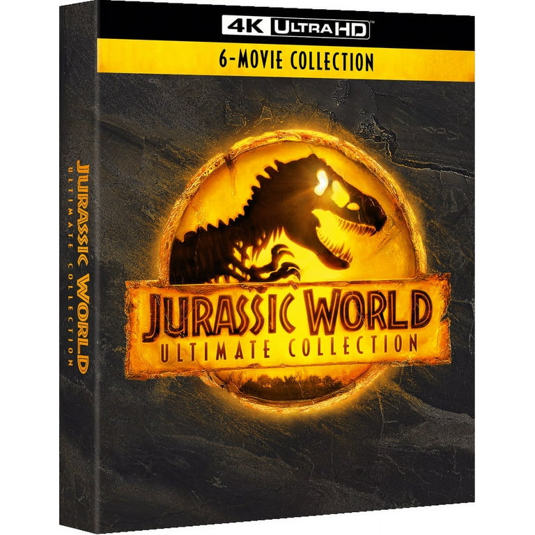 Jurassic World: 6-Movie Collection (4K Ultra HD + Blu-ray + Digital Copy)  Blue Statue 