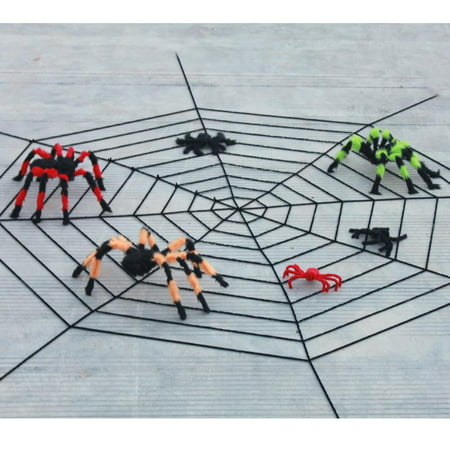 Halloween Spider Web Large Plush Halloween Prop Halloween Decor for Haunted House Party