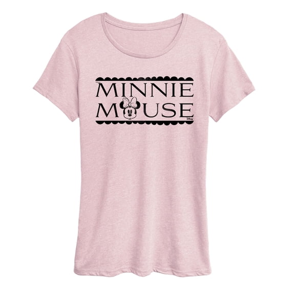 Disney - Minnie Mouse - Women's Short Sleeve Graphic T-Shirt