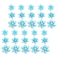 thumbnail image 1 of GOOHOCHY 50pcs Snowflakes Diy Craft Resin Charms For Christmas Decorations Winter Party Embellishments Assorted, 1 of 8