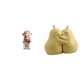 thumbnail image 1 of Sujetalibros De Cerámica Con La Estatua Del Abrazo De La Fortuna, Adorno De La Suerte Para La Estantería En Año Nuevo, Fina Artesanía, Figura Decorativa., 1 of 8