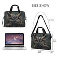 thumbnail image 3 of Laptop Bag Laptop Briefcase 15.7 x 3 x 11.8 Inches Laptop Bag Briefcases Laptop Storage Travel Laptop Bag Work Laptop Bag Gray Owl Pattern, 3 of 8