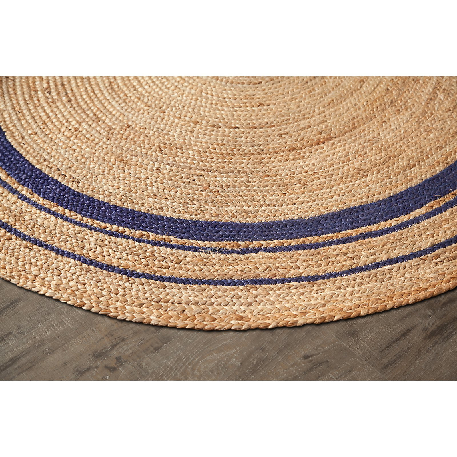 Kerala Midnight Jute Rug 6' Round