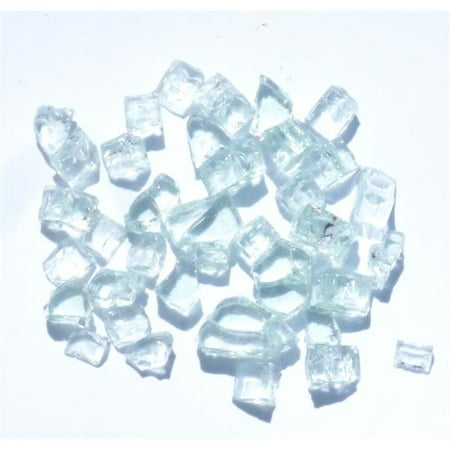 Arctic White Glass - HearthDistribution 1497-1 10 LB Diamond White Arctic Flame Glass