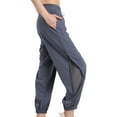 thumbnail image 3 of JOANKDMI Athleta Pants Women Basketball Running Drawstring Straight Leg Breathable Quick Dry Bottoms Elastic Waisted Joggers Sports Active Workout Trousers, 3 of 5