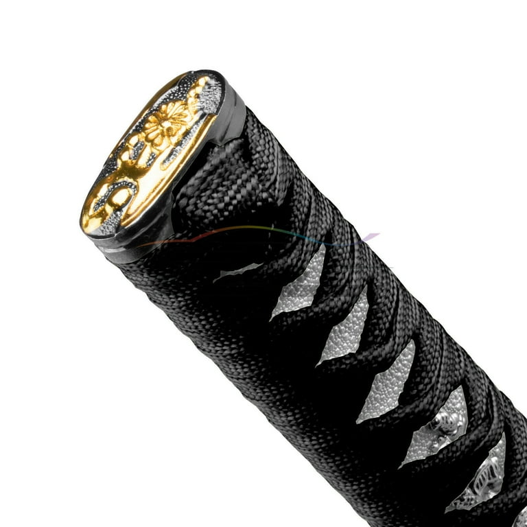 Samurai Sword Black White Shift Knob Shifter Alloy Katana Adapter