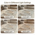 thumbnail image 7 of ODIKA 9'x12' Beige Geometric Patchwork Architectural Washable Area Rug Intricate With Modern Abstract Design Low Pile, Flatwoven, for Great Room, Indoor Concept, Large Living, 7 of 7