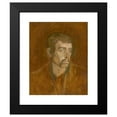 thumbnail image 2 of Ladislav Mednyánszky 12x14 Black Modern Framed Museum Art Print Titled - Study of Unhappy Man (1880-1900), 2 of 5