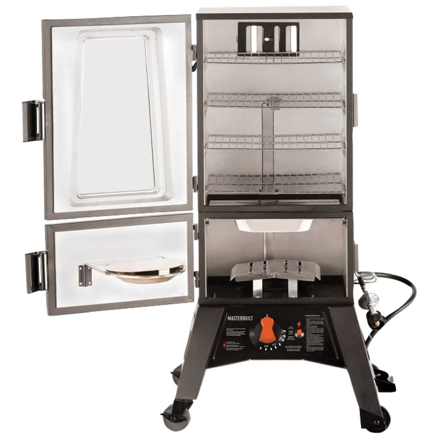 Masterbuilt Thermotemp Gas Smoker 4 Racks Thermostat Controlled