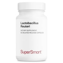SuperSmart Lactobacillus Reuteri - 5 Billion CFU Probiotic Supplement | Non-GMO, Gluten-Free, Vegetarian - 60 Delayed Release Capsules