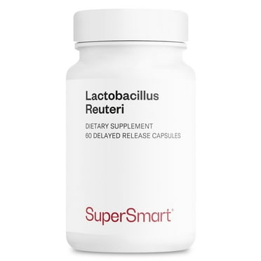 SuperSmart Lactobacillus Reuteri - 5 Billion CFU Probiotic Supplement | Non-GMO, Gluten-Free, Vegetarian - 60 Delayed Release Capsules
