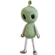 thumbnail image 1 of Lindos juguetes de peluche de extraterrestre, figura de película de ciencia ficción, extraterrestre con antena, muñecos educativos rellenos, regalos de cumpleaños, 1 of 8