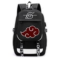 thumbnail image 1 of Mochila de moda BEIBAO Logotipo de Naruto Akatsuki poliéster estilo ocio, 1 of 3