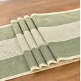 thumbnail image 3 of Wracra Cotton Linen Macrame Table Runner, Sage Green, 13"×60", 3 of 7
