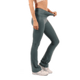 thumbnail image 4 of Flare Yoga Leggings with Pockets High Waist Stretchy Super Soft Workout Yoga Pants Sage 3X, 4 of 4