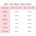 thumbnail image 3 of Missfiona Canvas Half Soles Lyrical Shoes for Girls Womens Pirouette Contemporary Turners Dance Shoes (Nude,S), 3 of 7
