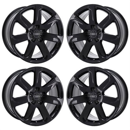 AUDI A7 2012 - 2018 GLOSS BLACK Factory OEM Wheels Rims (Not Replicas) (W)
