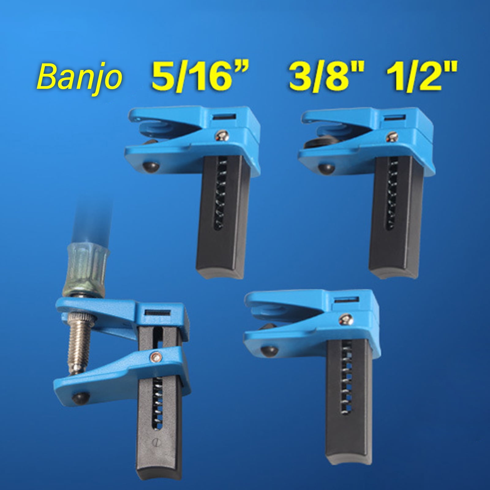 FEAMOS Auto Steel Line Quick Fluid Stopper Set for Oil Rails Hose,HVAC Line, Brake Line,Automotive Accessories