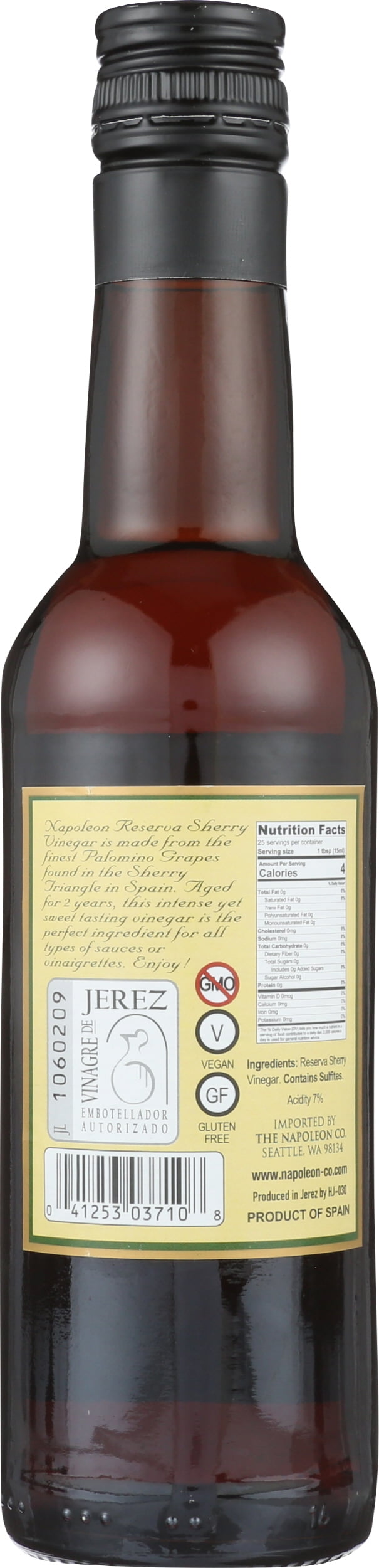 (Pack of 12), Napoleon Reserva Sherry Vinegar, 12.7 fl oz