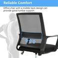 thumbnail image 3 of BestOffice Ergonomic Office Chair, Lumbar Support, Swivel Rolling for Men, Women(Black), 3 of 7