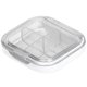 thumbnail image 1 of Caja de pastillas portátil para el hogar, caja de pastillas diarias, compartimentos de separación, organizador de tabletas, contenedor Almacenamiento y organización del hogar S Blanco Transparente Ounissouiy HA067539-01, 1 of 6
