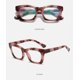 thumbnail image 2 of Gafas de sol transparentes con montura ancha anti-luz azul: rosa translúcido, nuevas gafas de sol retro, tendencia Premium Feeling, 2 of 5