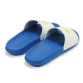 thumbnail image 5 of Lacoste Men's Croco Slide Sandals, Blue \ Yellow \ White,12 M US, 5 of 7