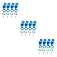 thumbnail image 2 of VONKY 4 Pcs Adaptateur de Moyeu de Roue 17mm Extension Conversion Bleu 31mm 3ensemble, 2 of 6