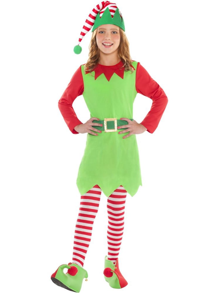 Girl's Merry Elf Costume