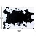 thumbnail image 4 of Flash Furniture Barstow Rectangular Modern White, Black Area Rug, 2' x 3', 4 of 5