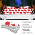 thumbnail image 4 of Kdxio Canada Print Front Windshield Sun Shade,Folding Auto Sunshade for Car Truck SUV-Medium, 4 of 7