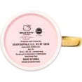 thumbnail image 5 of Silver Buffalo Sanrio Hello Kitty Pink and Gold Chrome Ceramic Mug with Bow 3D Sculpted Handle, 20 Ounces, 5 of 6