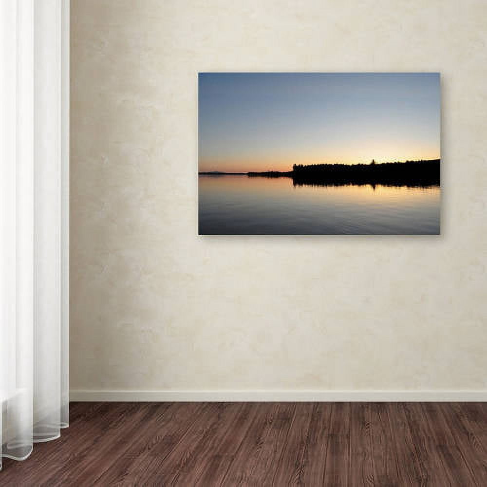Trademark Fine Art 'Moosehead Lake Sunset' Canvas Art by Nicole Dietz