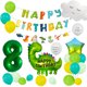 thumbnail image 1 of Set de globos con temática de dinosaurios para fiesta de octavo cumpleaños, 21 unidades, 1 of 1