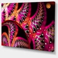 thumbnail image 2 of Unique Magenta Fractal Design Pattern - Oversized Abstract Canvas Art, 2 of 3