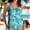 A254 Multicolor, variant on Swimsuits for Women Scoop Neck Tummy Control Tankini Tops Smooth Leopard Animal Print Modest Pool Party