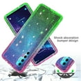 thumbnail image 4 of for TCL 20S Glitter Bling Full Body Built In Screen Protector Bumper Case Phone Case PU Shock Bumper Scratch Guard Skin Wrap Slim Cover, 4 of 4