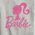 thumbnail image 3 of Barbie - Barbie Logo Pink Glitter - Toddler And Youth Crewneck Fleece Sweatshirt, 3 of 5