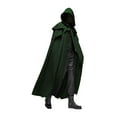 thumbnail image 1 of Moobody Cape à Capuche Unisexe Hommes Femmes Cape Longue Unie Costumes de Rôle Manteau Rétro Médiéval Gothique Accessoires de Fête, 1 of 7