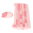 thumbnail image 4 of Wireless Keyboard Mouse Combo,Cute Cat Shape 2.4G Computer Keyboard Wireless Keyboardand Mouse Eco-Friendly Materials, 4 of 14