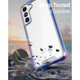 thumbnail image 5 of CaseBorne R Compatible with Samsung Galaxy S22+Plus 5G Case - Shockproof Protective Clear, Military Grade 12ft Drop, 5 of 5
