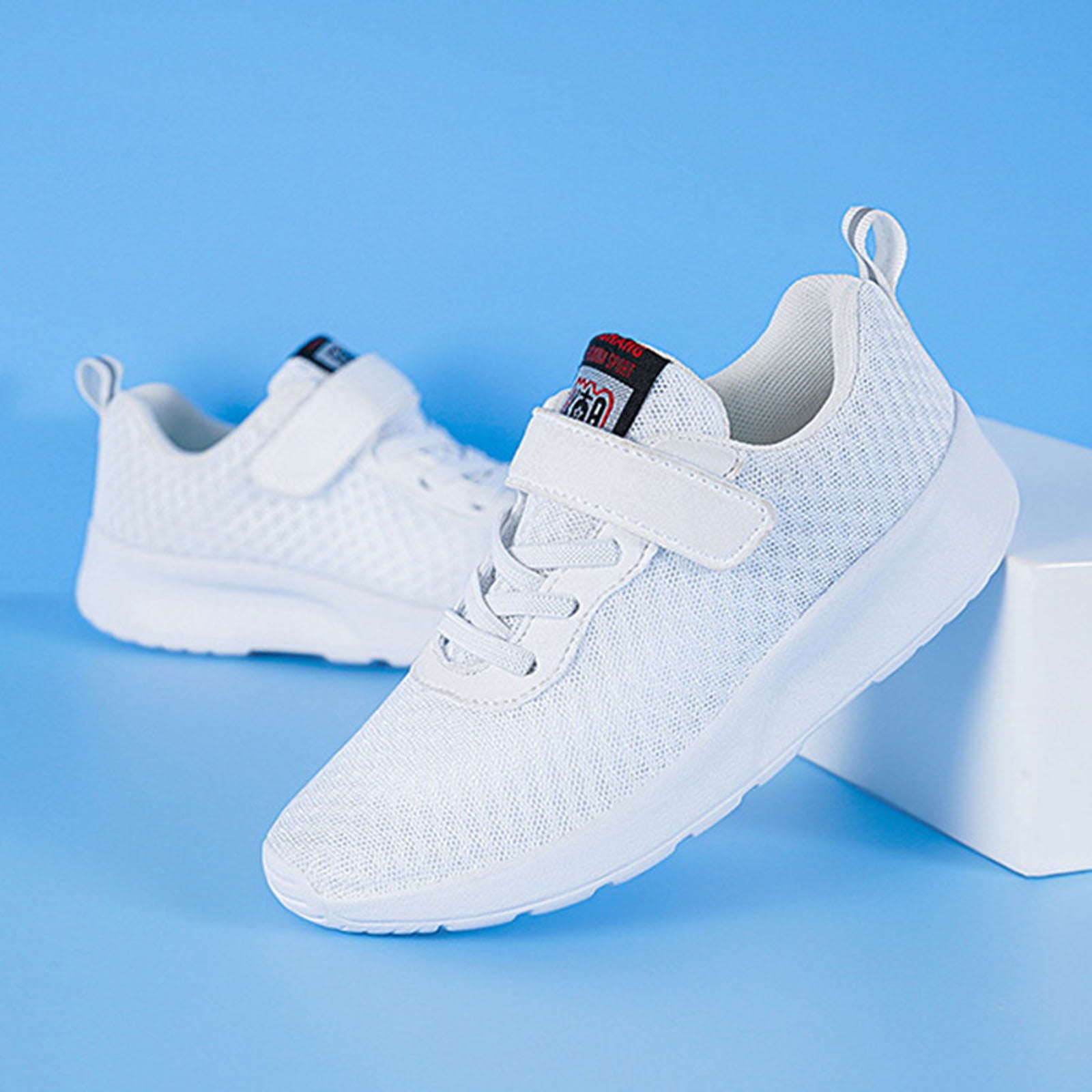Wangkekeji Boys Girls Sneakers Kids Sports Running Walking Shoes For Toddler/Little Kid/Big Kid Size 1 Shoes for Girls Kids