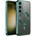 thumbnail image 1 of Samsung Galaxy S23 Plus Case Diamond Platinum Collection Hybrid Bumper Protective Phone Case, Soft, Sleek Protection, Slim Design, Matte Finish - Green, 1 of 5