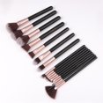 thumbnail image 3 of 7pcs Maquillaje de Brochas Nylon Cabello Cepillo de Ojos Cosméticos Cepillo de de Ojos Cepillo de Maquillaje piezas Sunnimix Pinceles de maquillaje profesional, 3 of 8