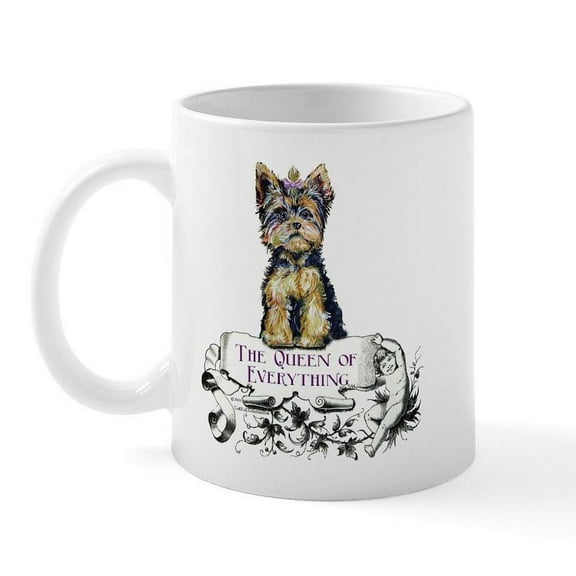 CafePress - Yorkshire Terrier Mug - 11 oz Ceramic Mug - Novelty Coffee Tea Cup