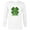 White, variant on Star Wars Yoda Lucky You Shall Be St. Patrick’s Day - Long Sleeve T-Shirt for Men - Customized-White