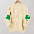 thumbnail image 2 of hotojiny St. Patrick's Day Gift for Women Lightweight Crew Neck Sweatshirt Long Sleeve Casual Loose Fit Fall Tops Everyday Wear, 2 of 6