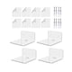 thumbnail image 3 of 4 estantes de pared duraderos para decodificadores de TV, soporte de almacenamiento de pared Transparente, 3 of 9