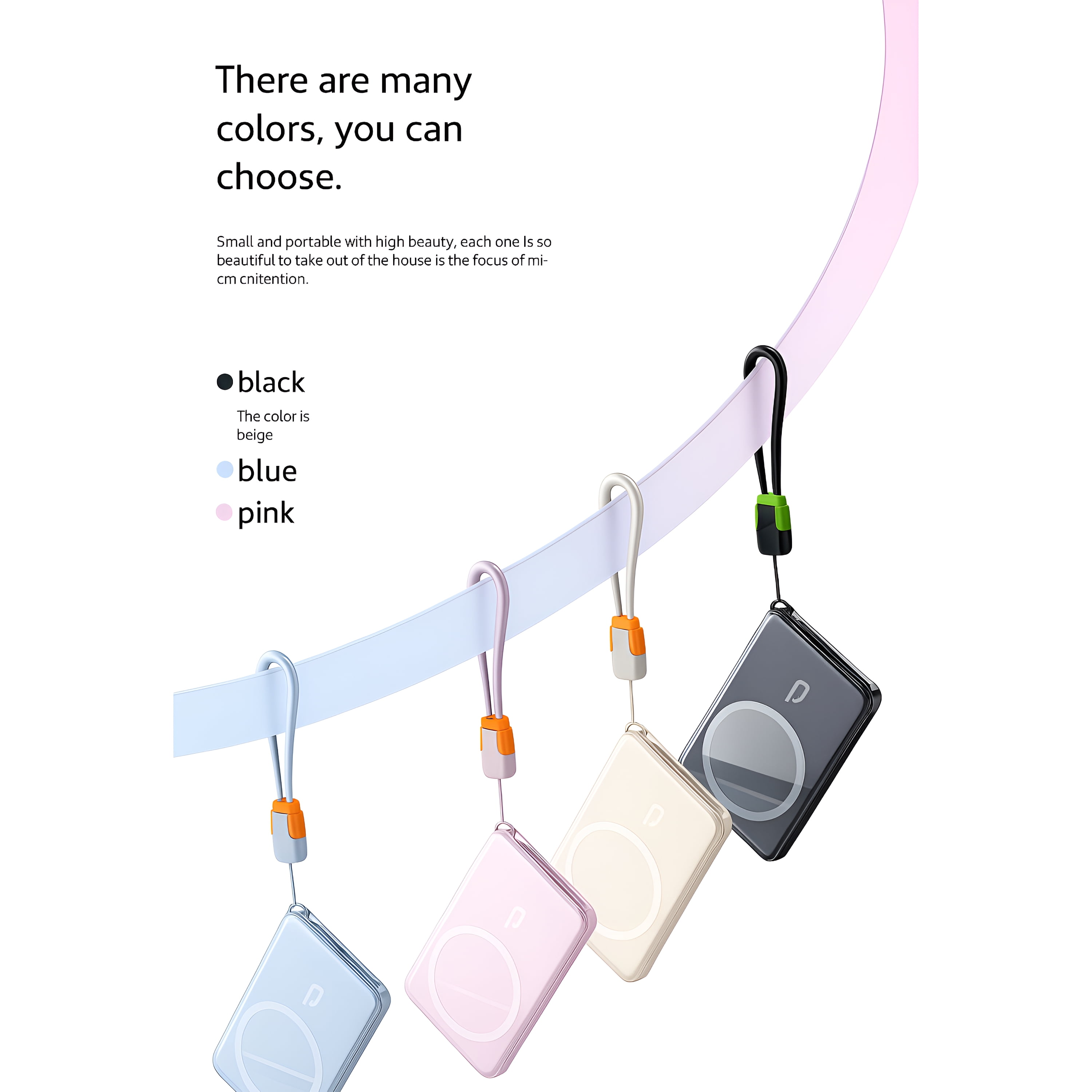 Mavark Magnetic Power Bank 16800mAh Portable Charger with Cables 22.5W Fast Charging, USB-C External Battery Pack for iPhone 16/15/14/13 Pro, Android, Samsung Galaxy & More